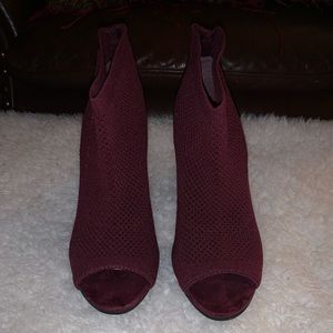 New Burgundy Booties
